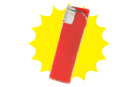 赤スライド型ライター