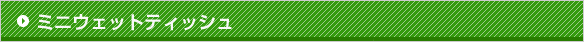 ミニウェットティッシュ